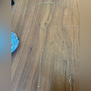 CATBIRD Greco Lariat Necklace 14k yellow gold